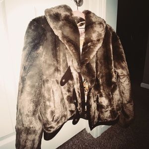 Vintage Juicy Couture Brown Fur Coat 💋❤️‍🔥👑